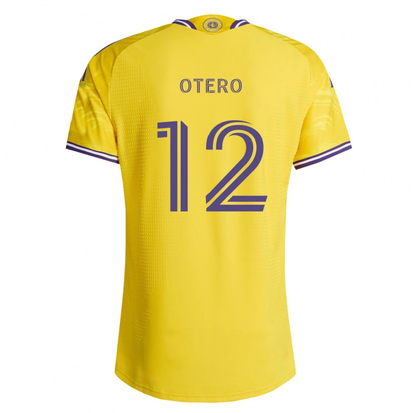 Danxen Herren Javier Otero #12 Gelb Violett Auswärtstrikot Trikot 2026/27 T-Shirt