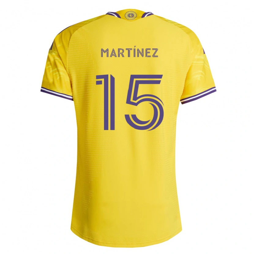 Danxen Herren Antonio Martínez #15 Gelb Violett Auswärtstrikot Trikot 2026/27 T-Shirt