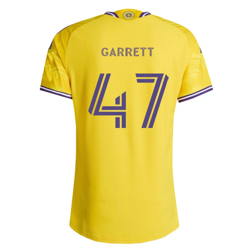 Danxen Herren Ian Garrett #47 Gelb Violett Auswärtstrikot Trikot 2026/27 T-Shirt