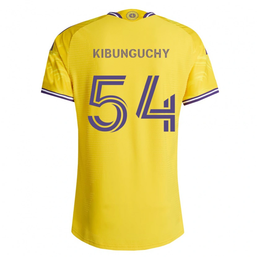 Danxen Herren Nabi Kibunguchy #54 Gelb Violett Auswärtstrikot Trikot 2026/27 T-Shirt