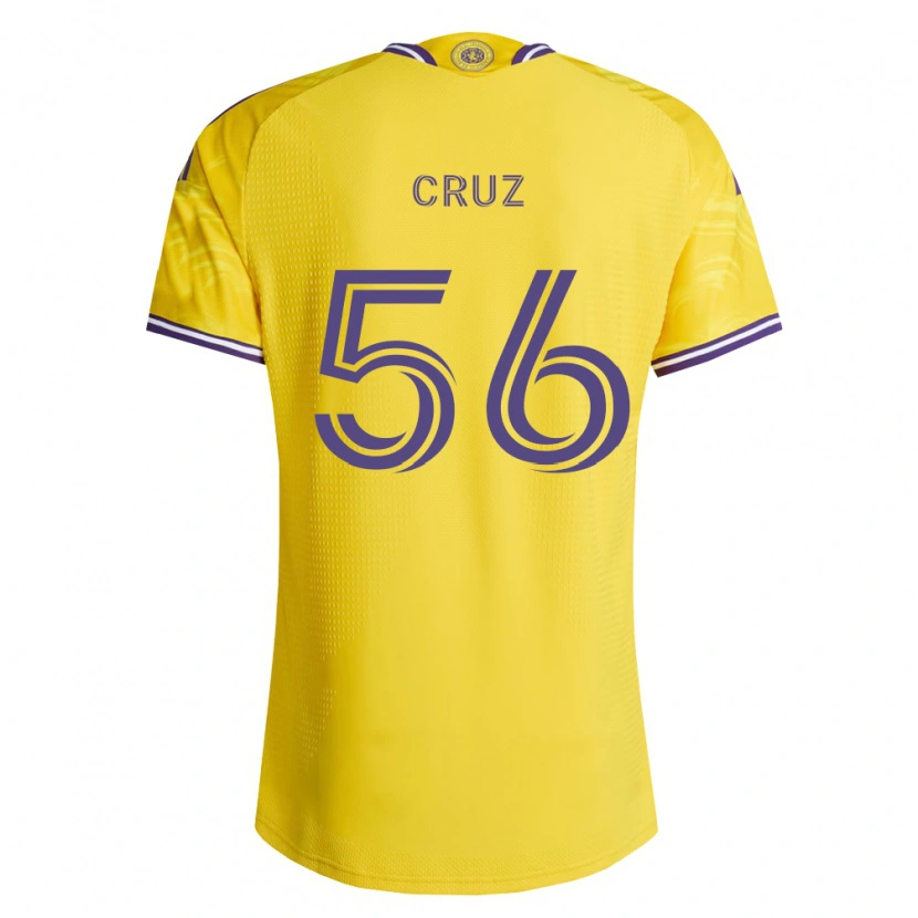 Danxen Herren Pedro Cruz #56 Gelb Violett Auswärtstrikot Trikot 2026/27 T-Shirt
