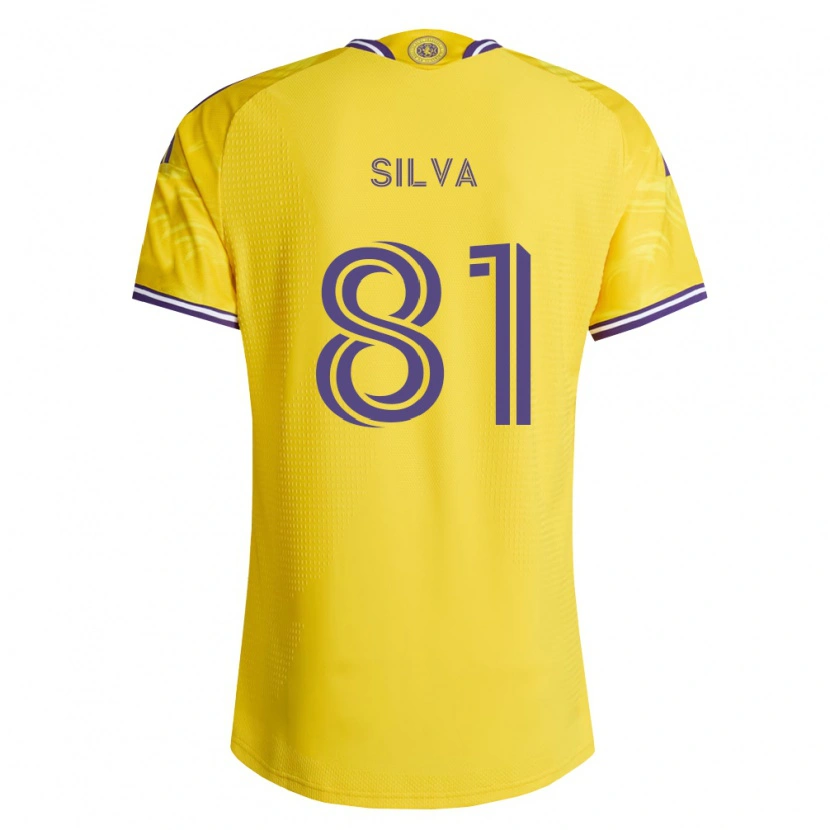 Danxen Herren Luan Silva #81 Gelb Violett Auswärtstrikot Trikot 2026/27 T-Shirt