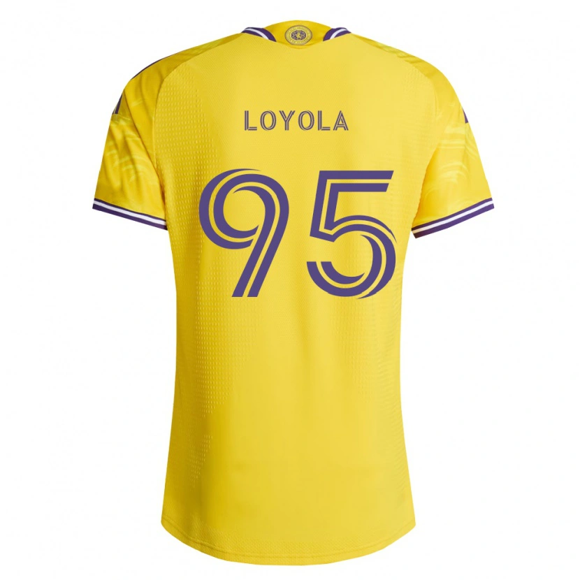 Danxen Herren Favian Loyola #95 Gelb Violett Auswärtstrikot Trikot 2026/27 T-Shirt