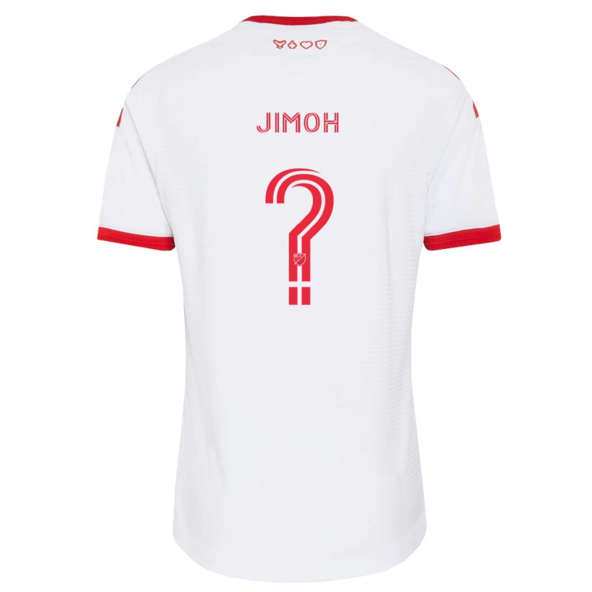 Danxen Herren Shola Jimoh #0 Weiß Rot Schwarz Auswärtstrikot Trikot 2026/27 T-Shirt