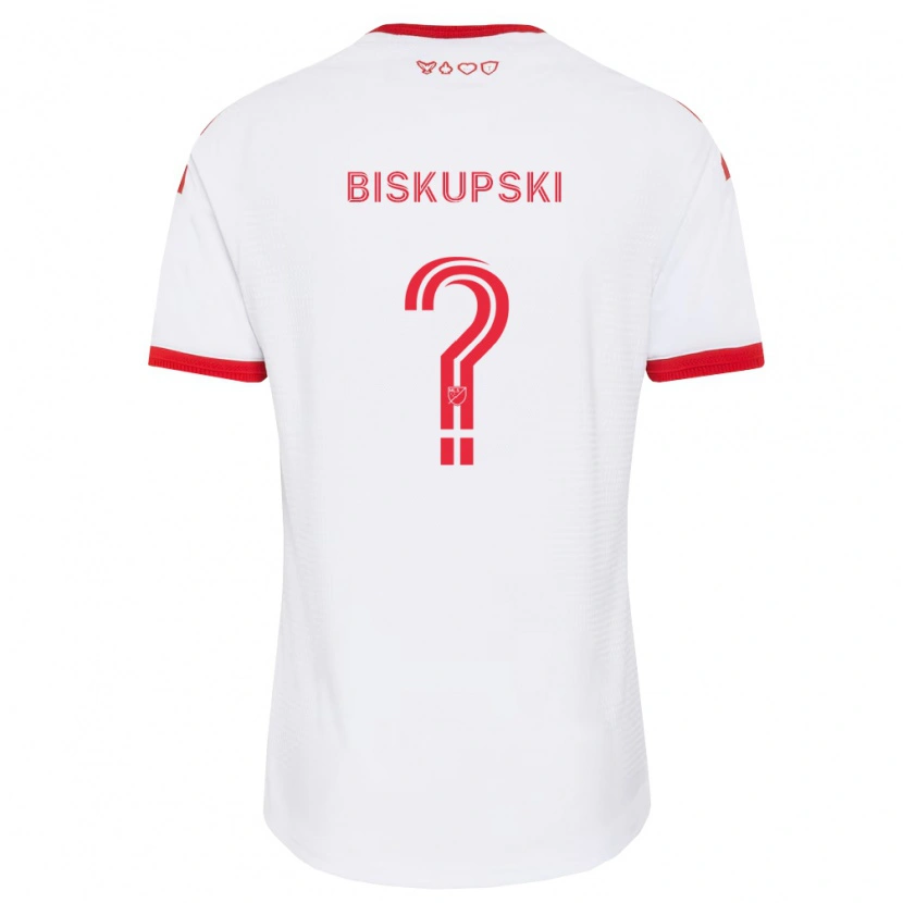 Danxen Herren Philip Biskupski #0 Weiß Rot Schwarz Auswärtstrikot Trikot 2026/27 T-Shirt