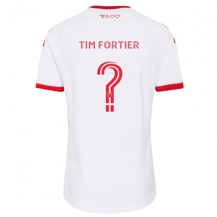Danxen Herren Tim Fortier #0 Weiß Rot Schwarz Auswärtstrikot Trikot 2026/27 T-Shirt