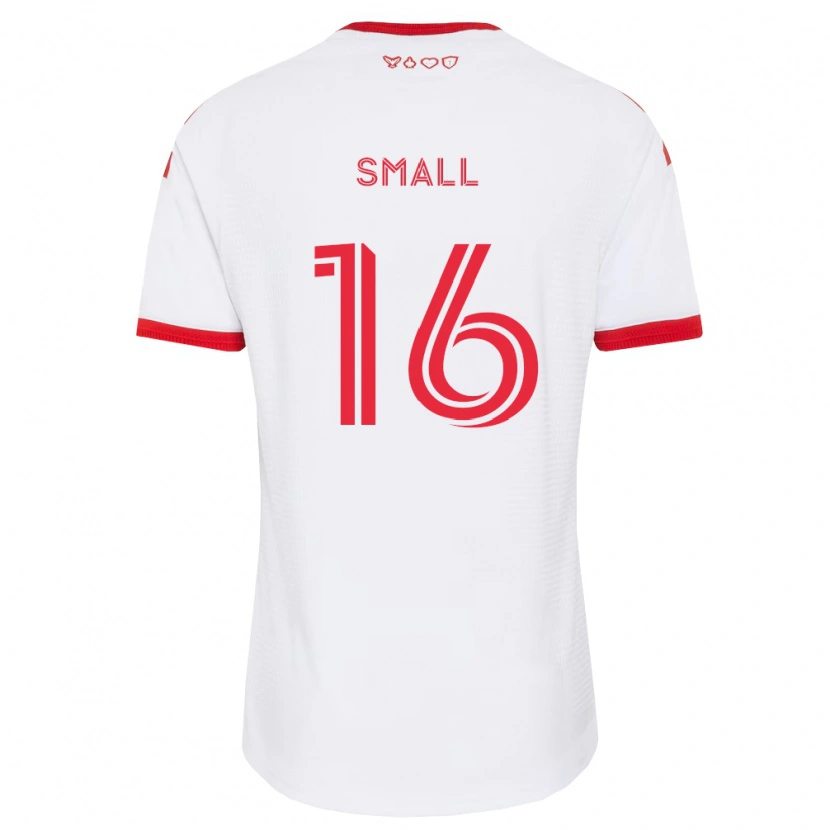 Danxen Herren Khaleel Small #16 Weiß Rot Schwarz Auswärtstrikot Trikot 2026/27 T-Shirt