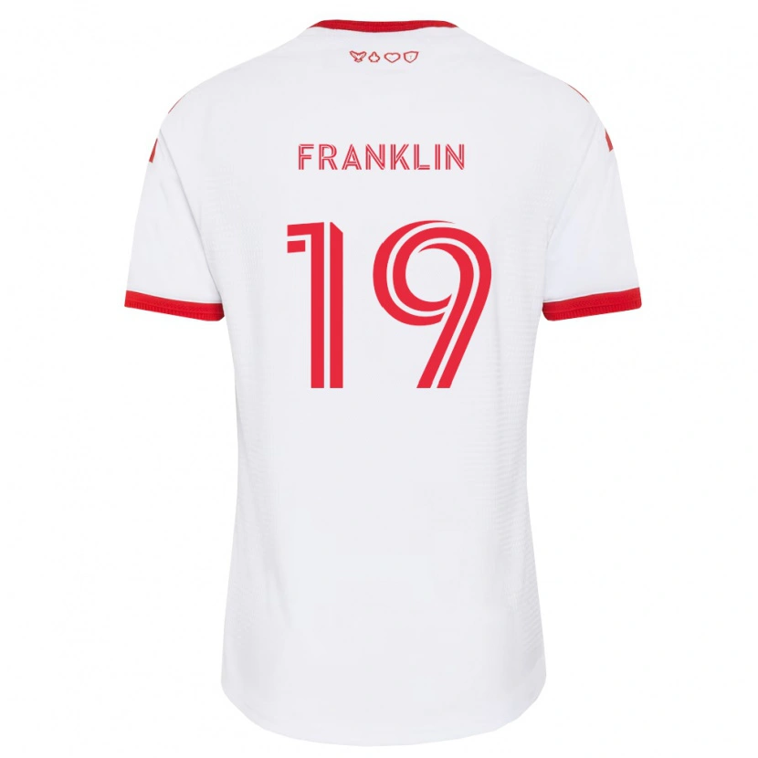 Danxen Herren Kobe Franklin #19 Weiß Rot Schwarz Auswärtstrikot Trikot 2026/27 T-Shirt