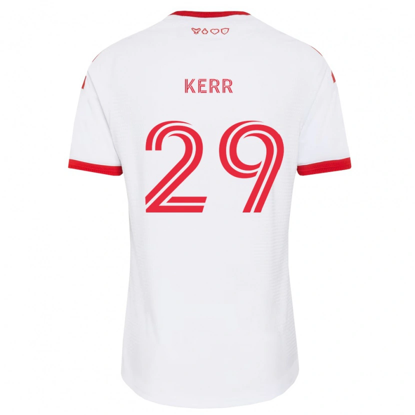 Danxen Herren Deandre Kerr #29 Weiß Rot Schwarz Auswärtstrikot Trikot 2026/27 T-Shirt