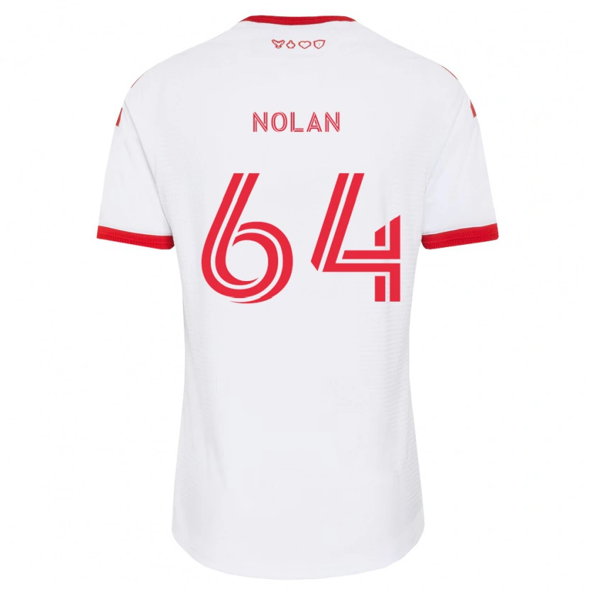 Danxen Herren Jahmarie Nolan #64 Weiß Rot Schwarz Auswärtstrikot Trikot 2026/27 T-Shirt