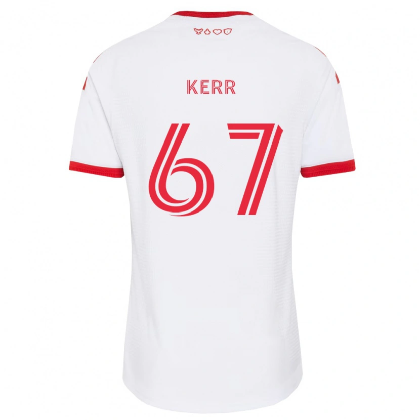 Danxen Herren Kervon Kerr #67 Weiß Rot Schwarz Auswärtstrikot Trikot 2026/27 T-Shirt