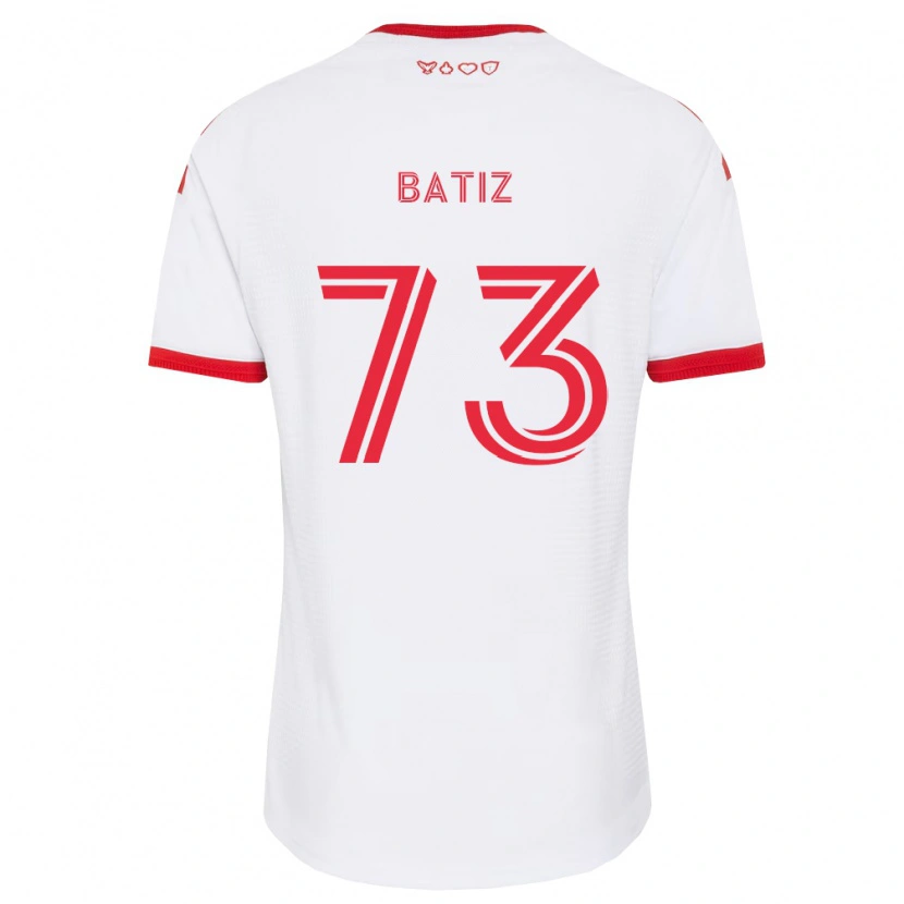 Danxen Herren Jesus Batiz #73 Weiß Rot Schwarz Auswärtstrikot Trikot 2026/27 T-Shirt
