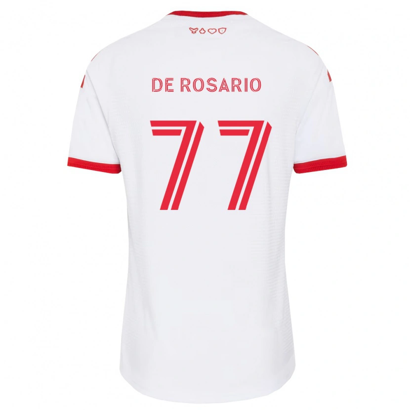 Danxen Herren Adisa De Rosario #77 Weiß Rot Schwarz Auswärtstrikot Trikot 2026/27 T-Shirt