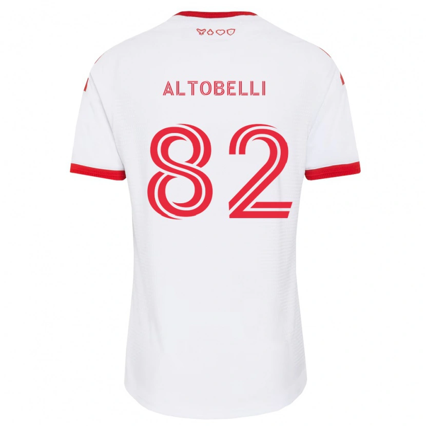 Danxen Herren Julian Altobelli #82 Weiß Rot Schwarz Auswärtstrikot Trikot 2026/27 T-Shirt