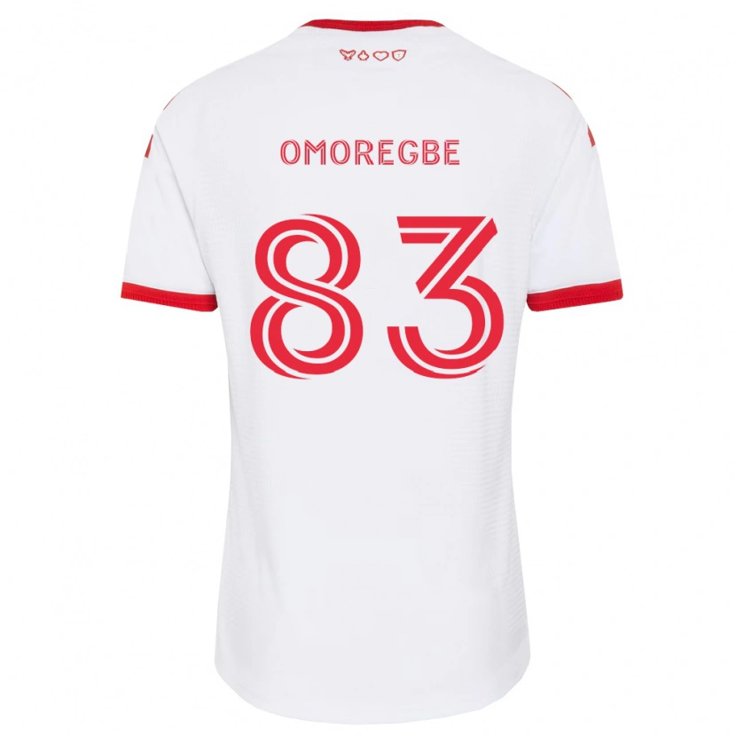 Danxen Herren Edwin Omoregbe #83 Weiß Rot Schwarz Auswärtstrikot Trikot 2026/27 T-Shirt