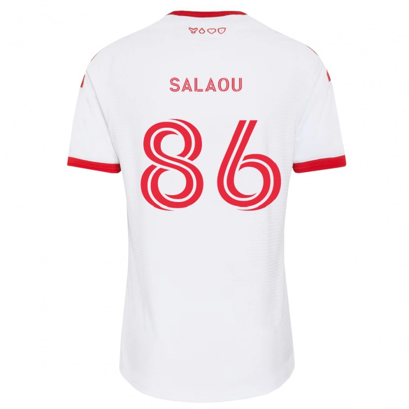 Danxen Herren Abundance Salaou #86 Weiß Rot Schwarz Auswärtstrikot Trikot 2026/27 T-Shirt