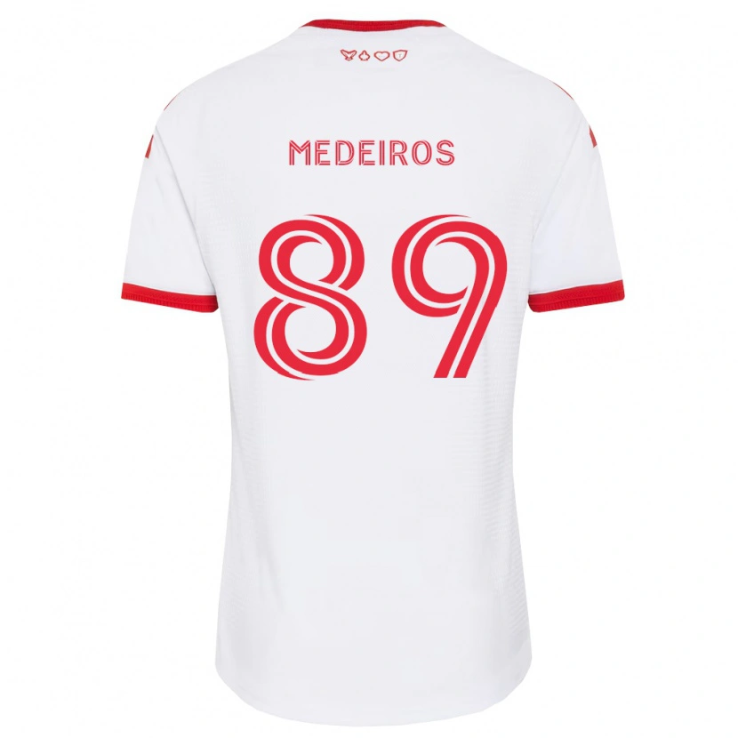 Danxen Herren Matthew Medeiros #89 Weiß Rot Schwarz Auswärtstrikot Trikot 2026/27 T-Shirt