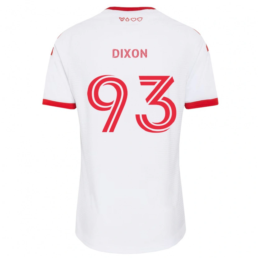 Danxen Herren Damar Dixon #93 Weiß Rot Schwarz Auswärtstrikot Trikot 2026/27 T-Shirt