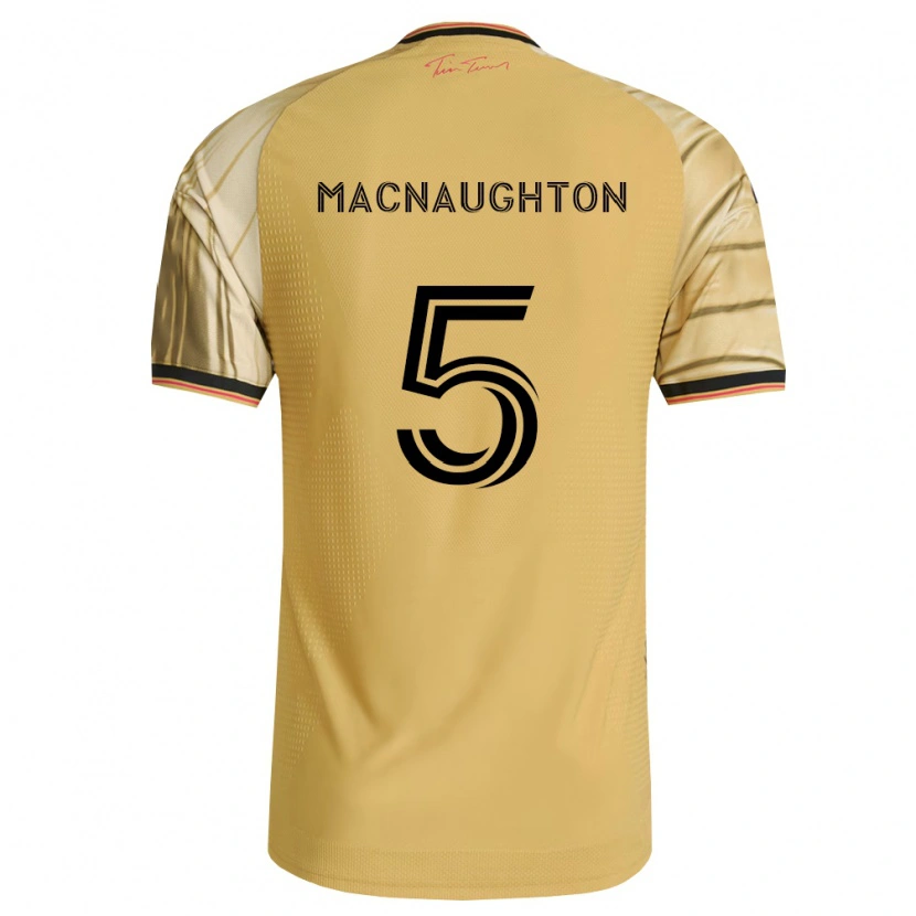Danxen Herren Lukas Macnaughton #5 Braun Gelb Schwarz Auswärtstrikot Trikot 2026/27 T-Shirt