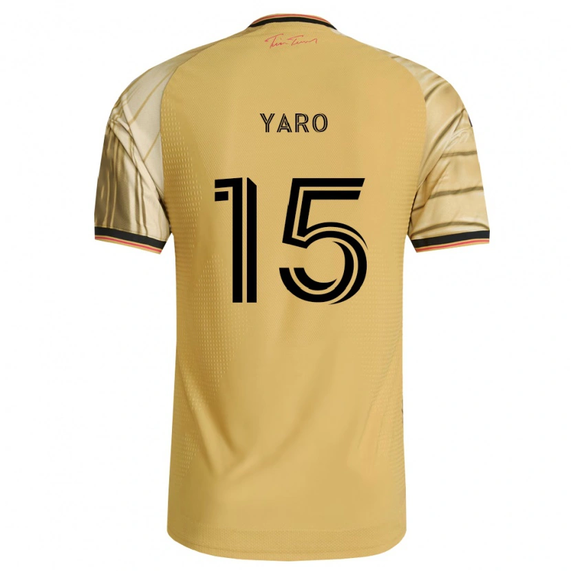 Danxen Herren Joshua Yaro #15 Braun Gelb Schwarz Auswärtstrikot Trikot 2026/27 T-Shirt