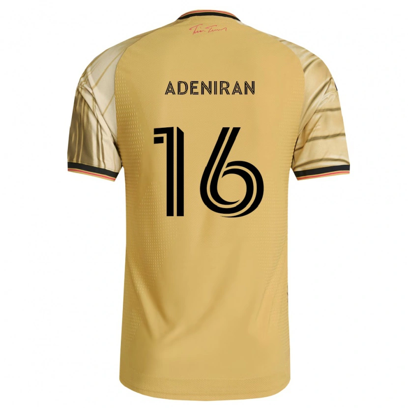Danxen Herren Samuel Adeniran #16 Braun Gelb Schwarz Auswärtstrikot Trikot 2026/27 T-Shirt