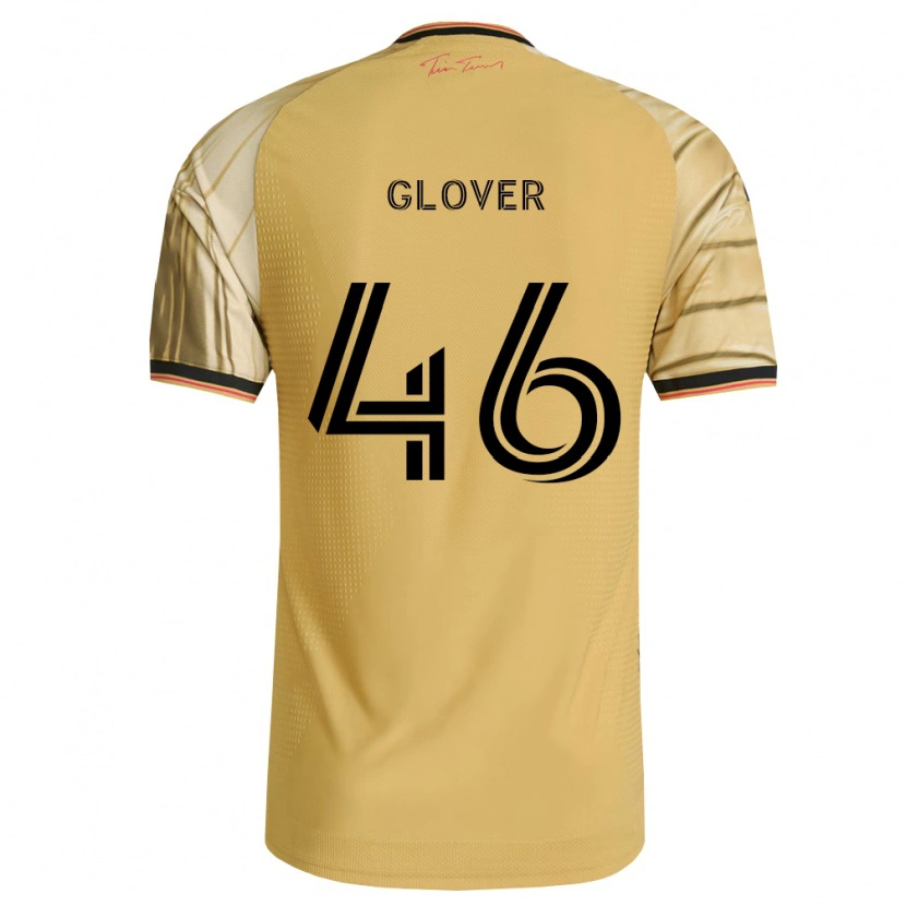 Danxen Herren Caden Glover #46 Braun Gelb Schwarz Auswärtstrikot Trikot 2026/27 T-Shirt