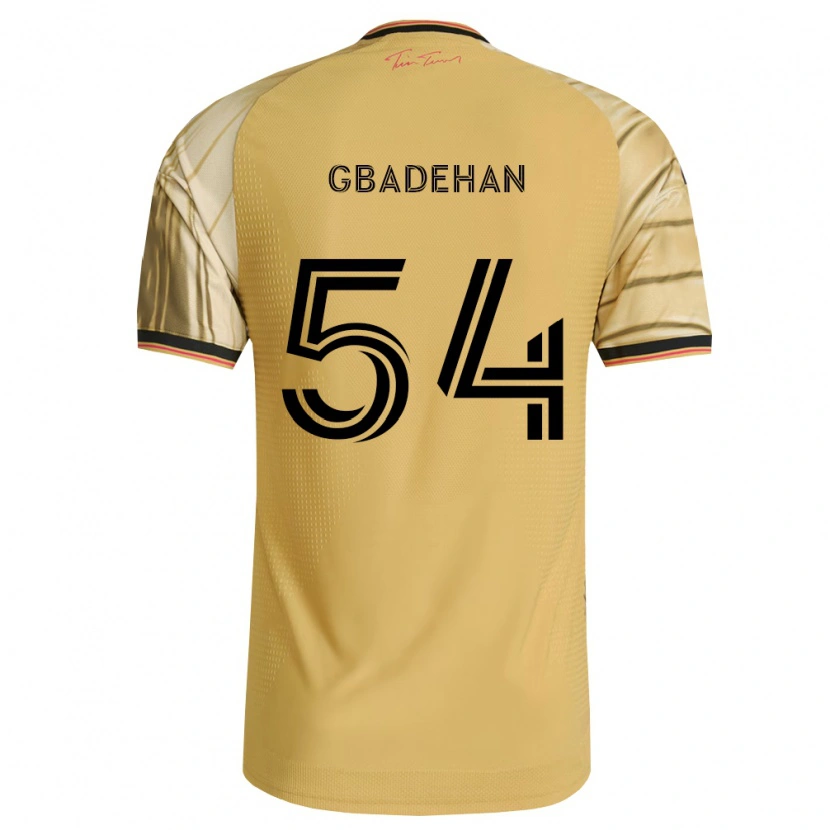 Danxen Herren Adeteye Gbadehan #54 Braun Gelb Schwarz Auswärtstrikot Trikot 2026/27 T-Shirt