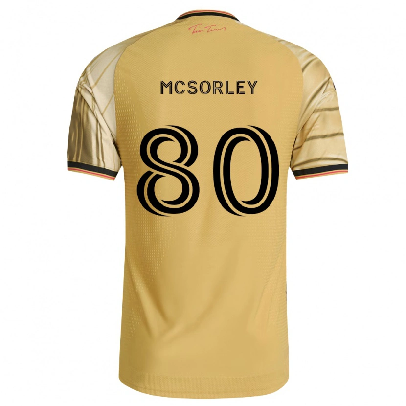 Danxen Herren Brendan Mcsorley #80 Braun Gelb Schwarz Auswärtstrikot Trikot 2026/27 T-Shirt