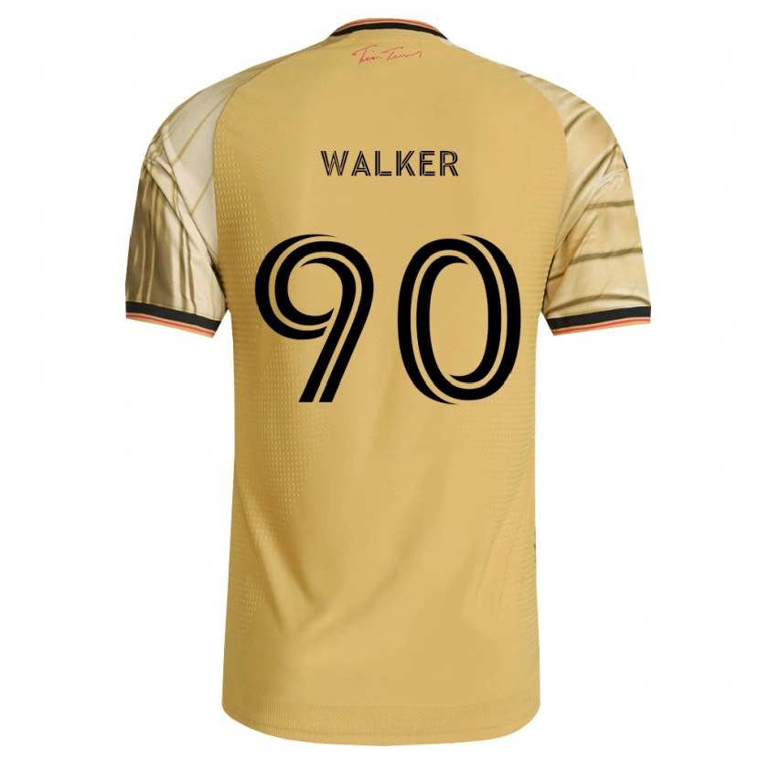 Danxen Herren Eric Walker #90 Braun Gelb Schwarz Auswärtstrikot Trikot 2026/27 T-Shirt