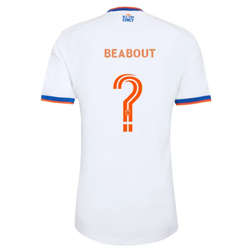 Danxen Herren Oli Beabout #0 Weiß Marineblau Orange Auswärtstrikot Trikot 2026/27 T-Shirt