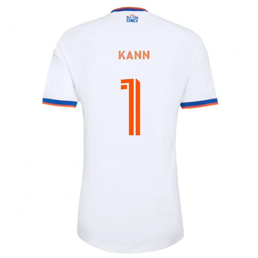 Danxen Herren Alec Kann #1 Weiß Marineblau Orange Auswärtstrikot Trikot 2026/27 T-Shirt