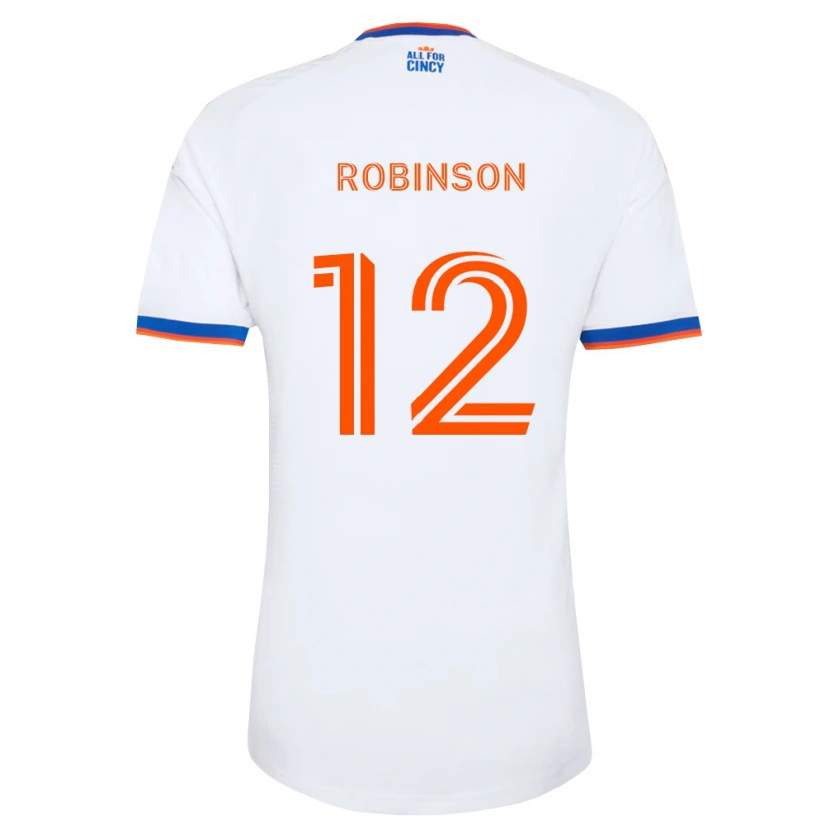 Danxen Herren Miles Robinson #12 Weiß Marineblau Orange Auswärtstrikot Trikot 2026/27 T-Shirt