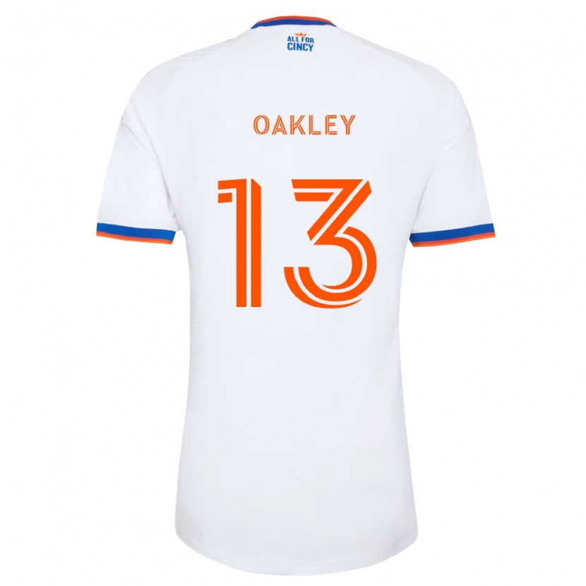 Danxen Herren Ethan Oakley #13 Weiß Marineblau Orange Auswärtstrikot Trikot 2026/27 T-Shirt