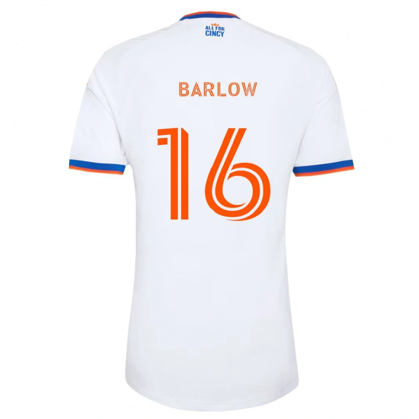 Danxen Herren Tom Barlow #16 Weiß Marineblau Orange Auswärtstrikot Trikot 2026/27 T-Shirt