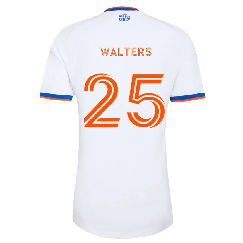 Danxen Herren Paul Walters #25 Weiß Marineblau Orange Auswärtstrikot Trikot 2026/27 T-Shirt