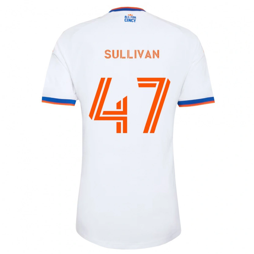 Danxen Herren Michael Sullivan #47 Weiß Marineblau Orange Auswärtstrikot Trikot 2026/27 T-Shirt