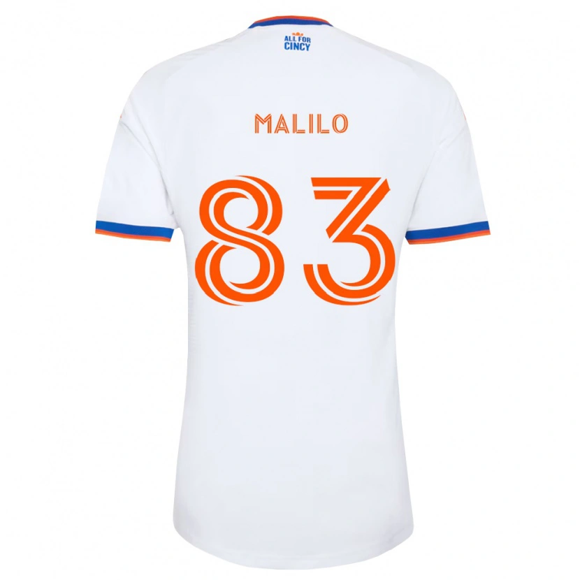 Danxen Herren Chance Malilo #83 Weiß Marineblau Orange Auswärtstrikot Trikot 2026/27 T-Shirt