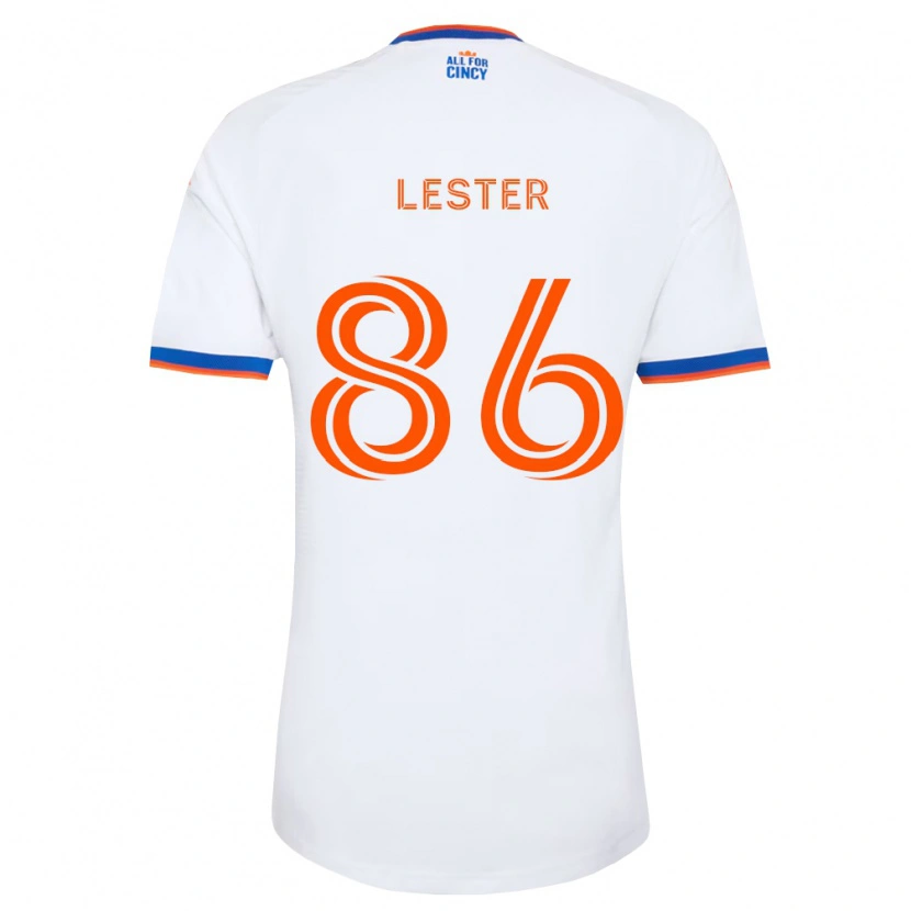 Danxen Herren Jaylen Lester #86 Weiß Marineblau Orange Auswärtstrikot Trikot 2026/27 T-Shirt
