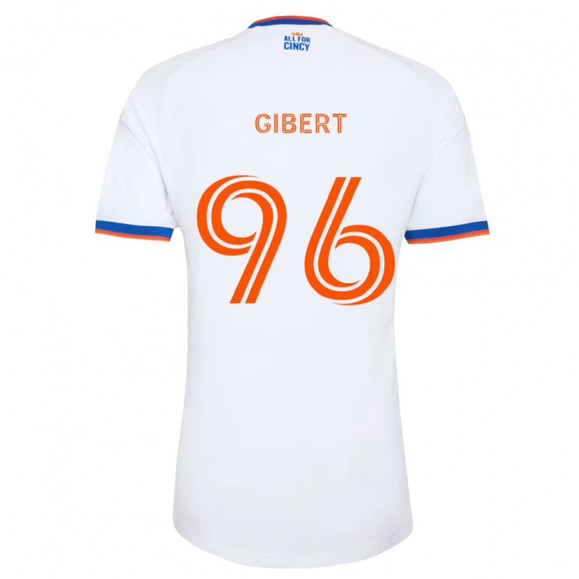 Danxen Herren Gaël Gibert #96 Weiß Marineblau Orange Auswärtstrikot Trikot 2026/27 T-Shirt