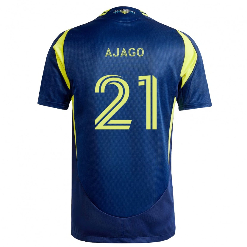 Danxen Herren Forster Ajago #21 Gelb Marineblau Auswärtstrikot Trikot 2026/27 T-Shirt