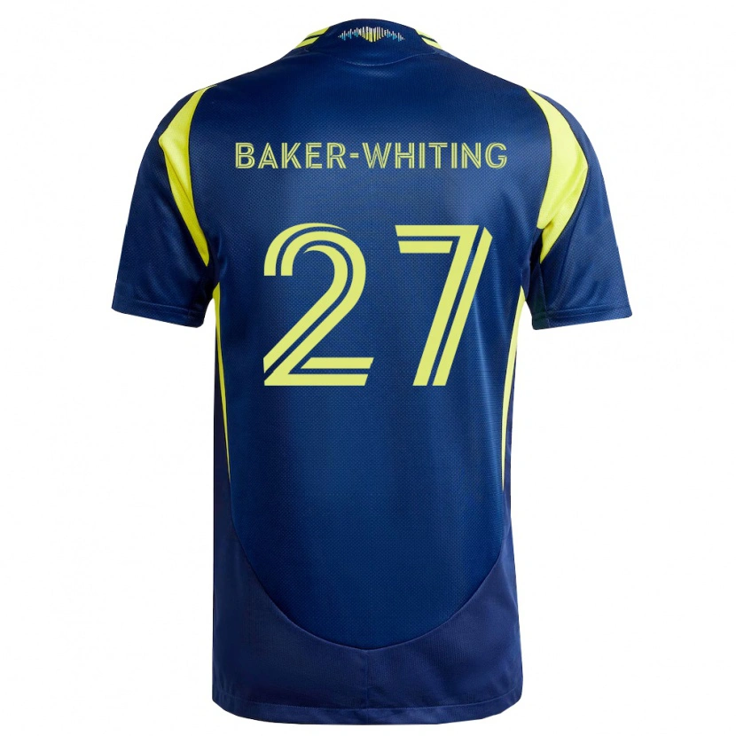 Danxen Herren Reed Baker-Whiting #27 Gelb Marineblau Auswärtstrikot Trikot 2026/27 T-Shirt