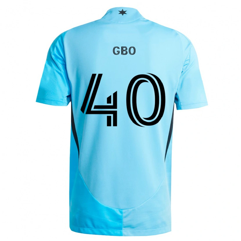 Danxen Herren Cedrik Gbo #40 Hellblau Schwarz Auswärtstrikot Trikot 2026/27 T-Shirt