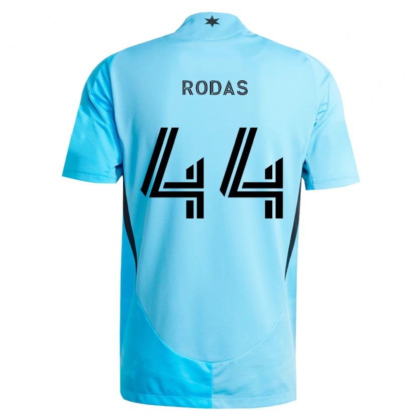 Danxen Herren Geremy Rodas #44 Hellblau Schwarz Auswärtstrikot Trikot 2026/27 T-Shirt