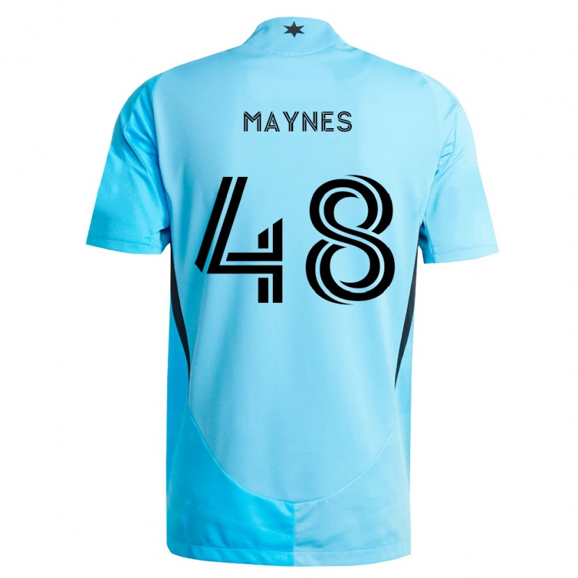 Danxen Herren William Maynes #48 Hellblau Schwarz Auswärtstrikot Trikot 2026/27 T-Shirt