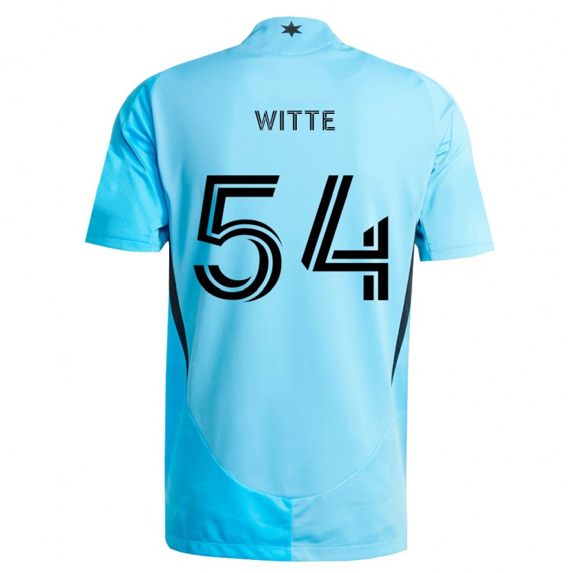 Danxen Herren Alex Witte #54 Hellblau Schwarz Auswärtstrikot Trikot 2026/27 T-Shirt
