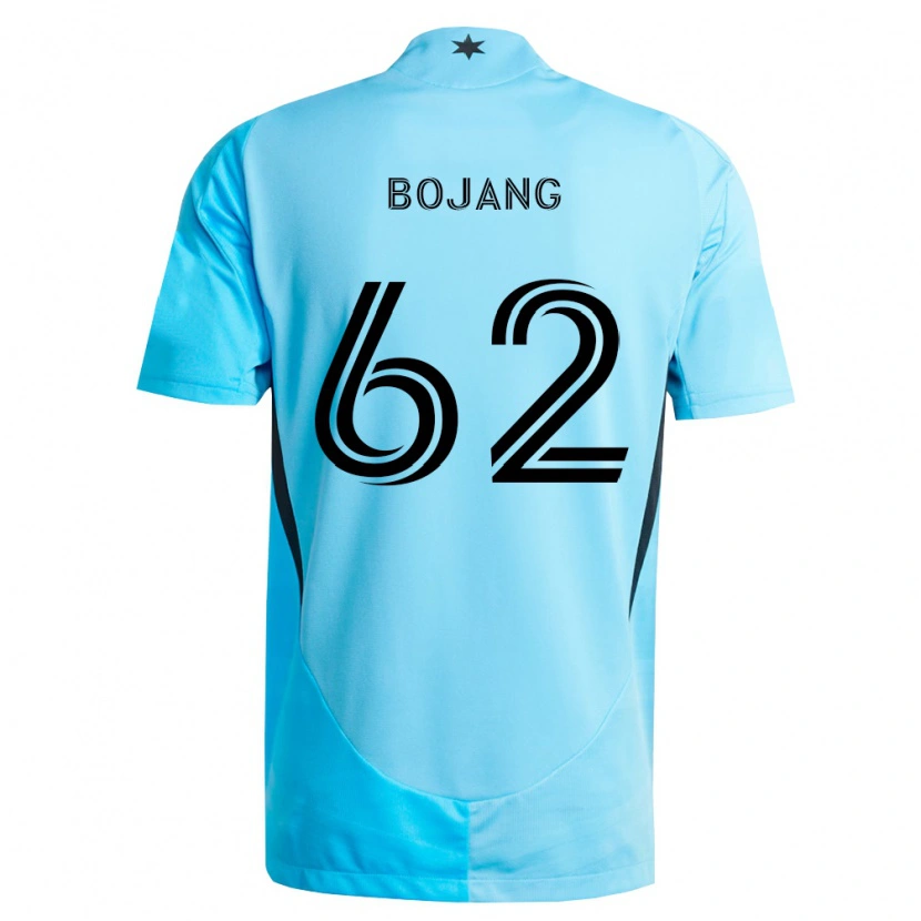 Danxen Herren Mohammad Bojang #62 Hellblau Schwarz Auswärtstrikot Trikot 2026/27 T-Shirt