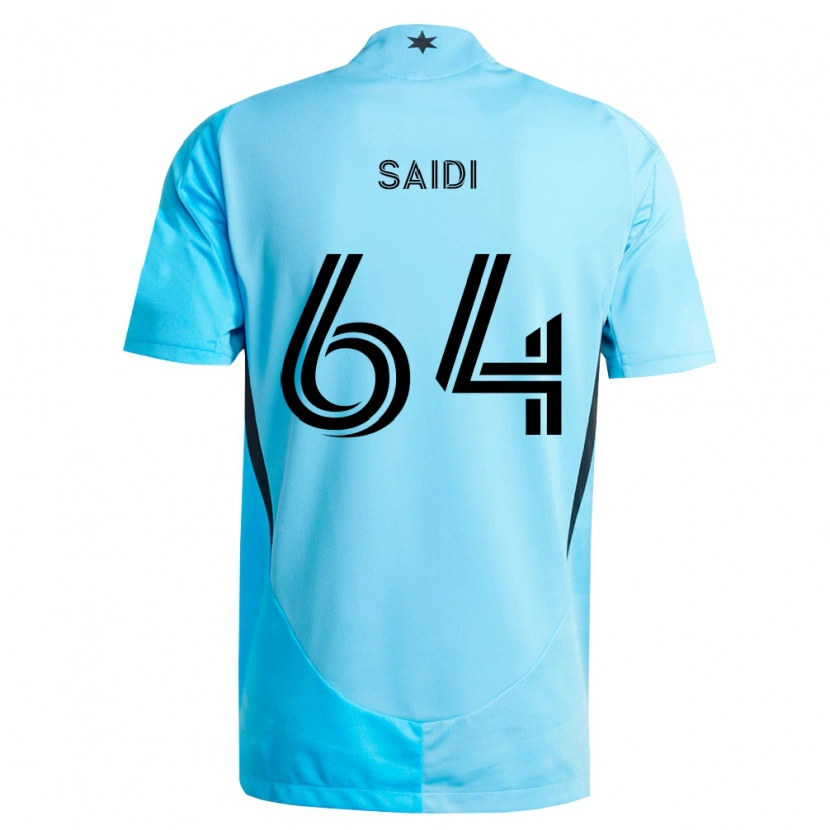 Danxen Herren Issa Saidi #64 Hellblau Schwarz Auswärtstrikot Trikot 2026/27 T-Shirt