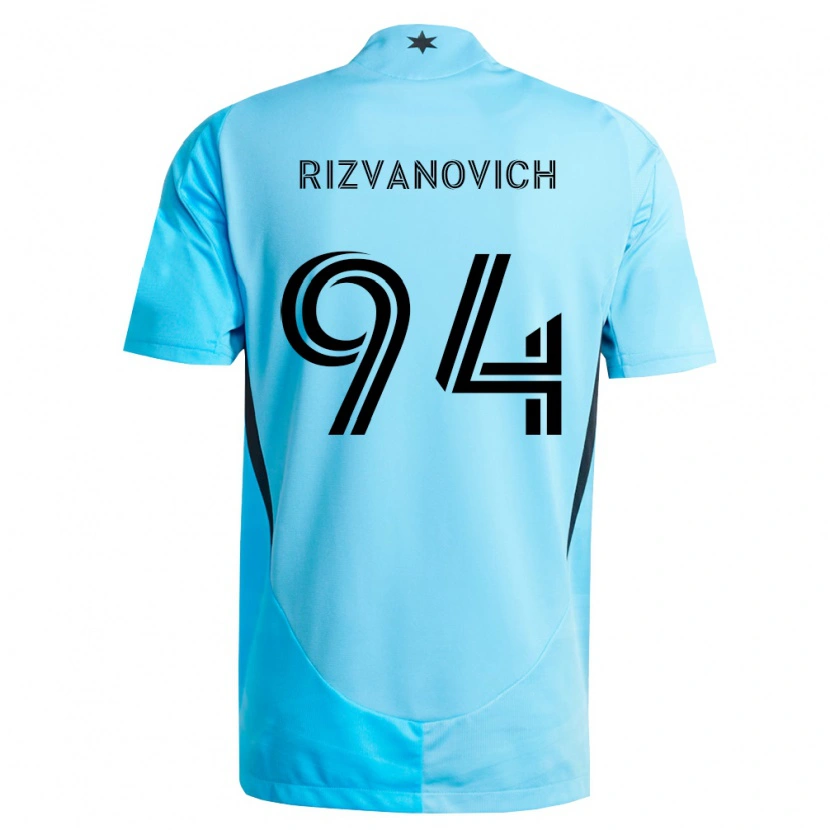 Danxen Herren Kayne Rizvanovich #94 Hellblau Schwarz Auswärtstrikot Trikot 2026/27 T-Shirt