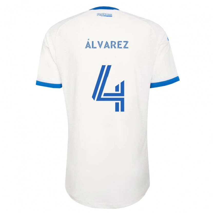 Danxen Herren Fernando Álvarez #4 Himmelblau Weiß Auswärtstrikot Trikot 2026/27 T-Shirt