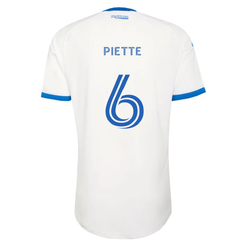 Danxen Herren Samuel Piette #6 Himmelblau Weiß Auswärtstrikot Trikot 2026/27 T-Shirt